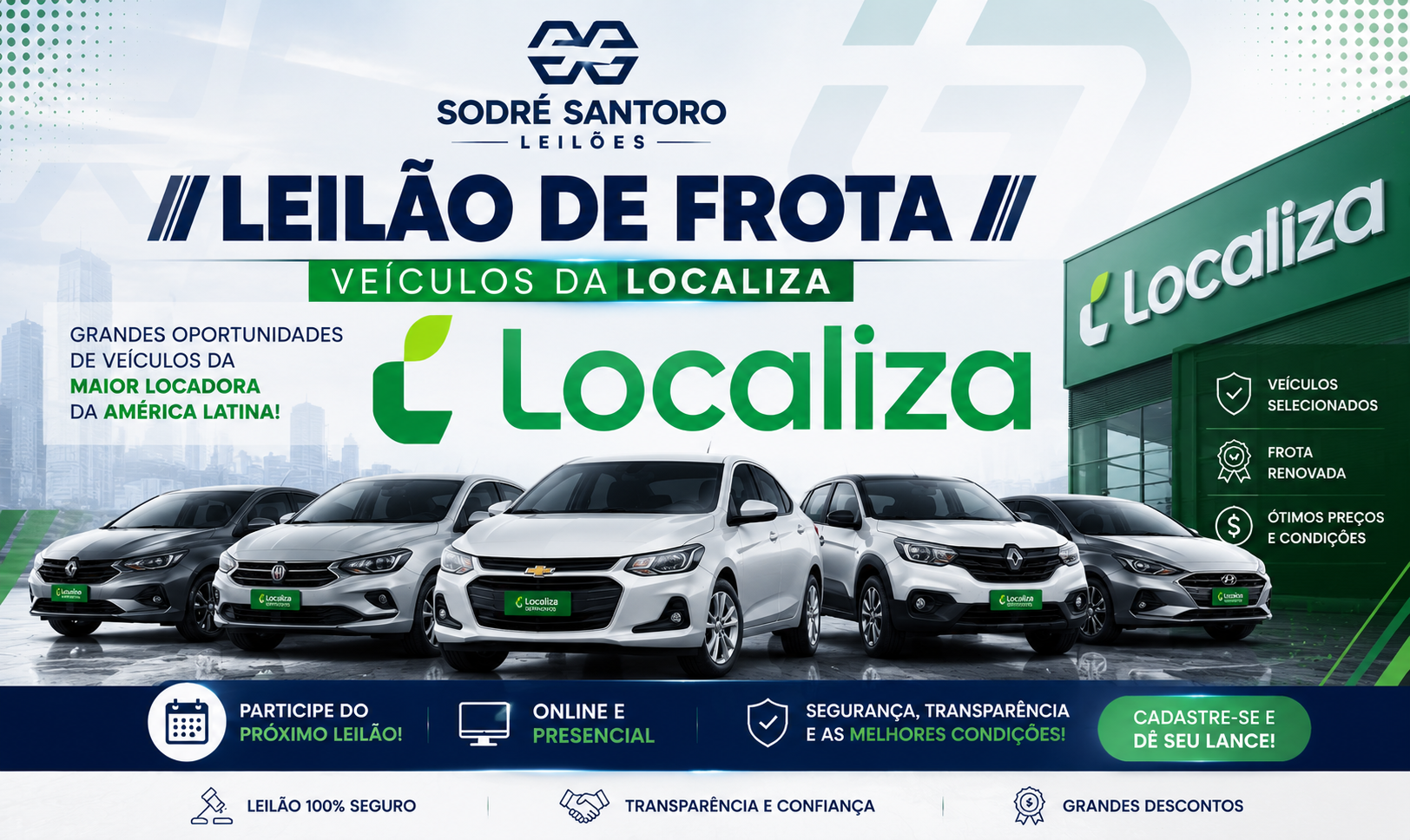 Leilão de Veículos - Frota - 13/10/2026